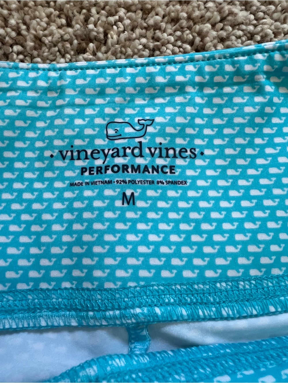 Vineyard Vines Mini Skirt in Aqua Blue Micro Dot - Picture 4 of 4